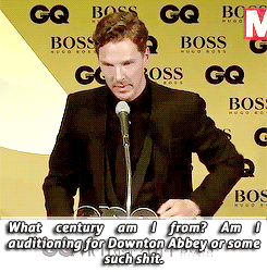  Benedict's GQ Acceptance Speech