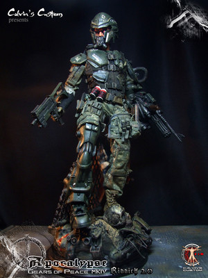  Calvin's Custom one sixth scale original 设计 series Gears of Peace MKIV Apocalypse Riddick 2.0