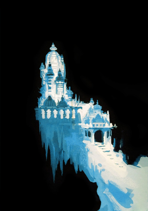  istana, castle Elsa Of Ice