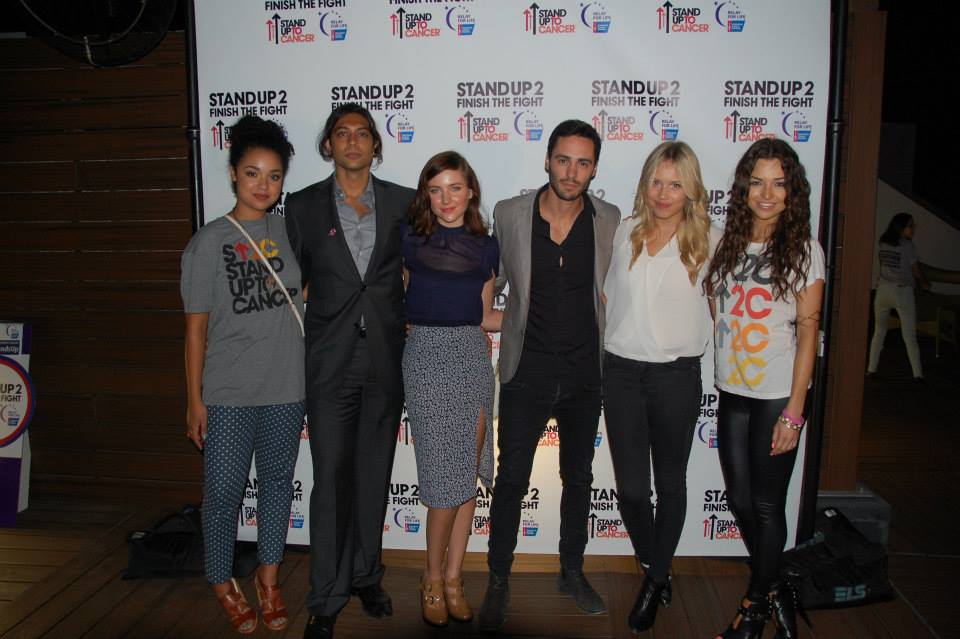 Chasing Life Cast at the American Cancer Society SU2C Party