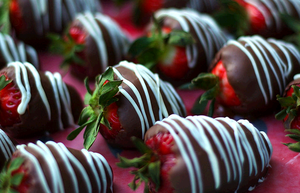  Шоколад Covered Strawberries