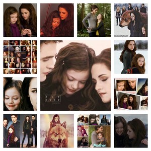  Edward, Bella and Renesmee collage