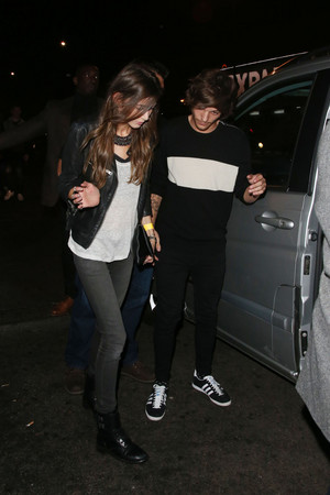  Eleanor with Louis leaving Niall's 21st birthday party (06/05/2014)