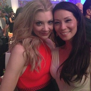  Lucy and Natalie at the Emmy 2014