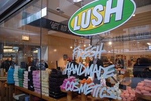 Lush cosmetics store