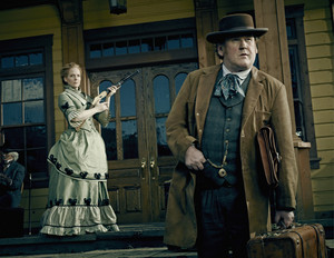  Maggie Palmer (Chelah Horsdal) and Thomas "Doc" Durant (Colm Meaney)