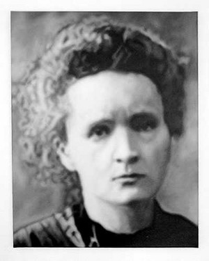  Marie Skłodowska-Curie (7 November 1867 – 4 July 1934)
