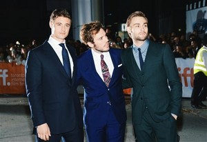  Max Irons,Sam Claflin and Douglas Booth