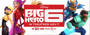  New Big Hero 6 image featuring Gogo Tomago, Honey Lemon, Fredzilla and Wasabi