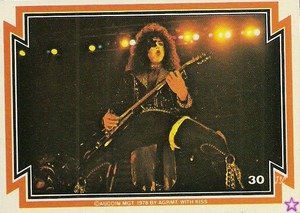  Paul Stanley 1978 trading cards