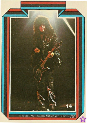  Paul Stanley ~KISS trading cards 1978