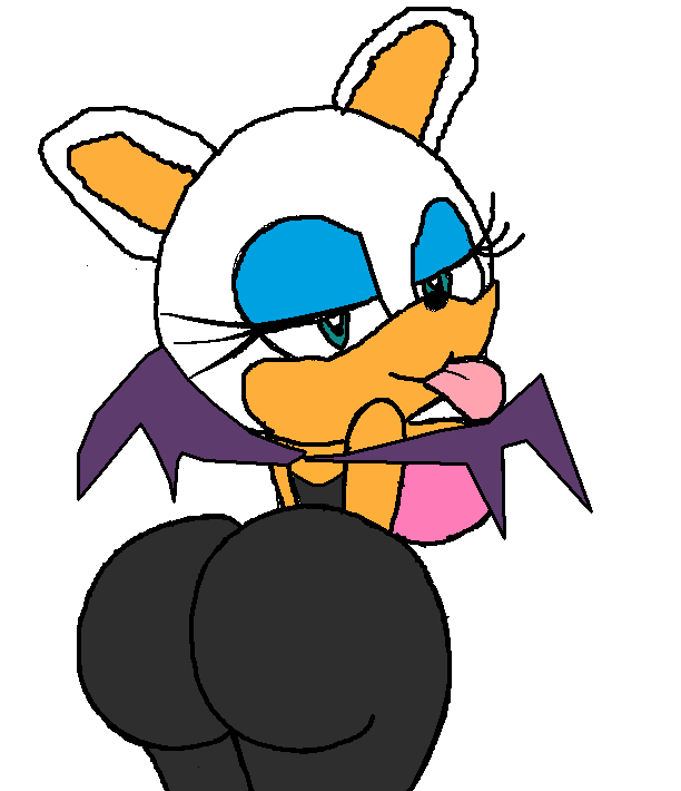 Rouge Sticks Out Her Tongue