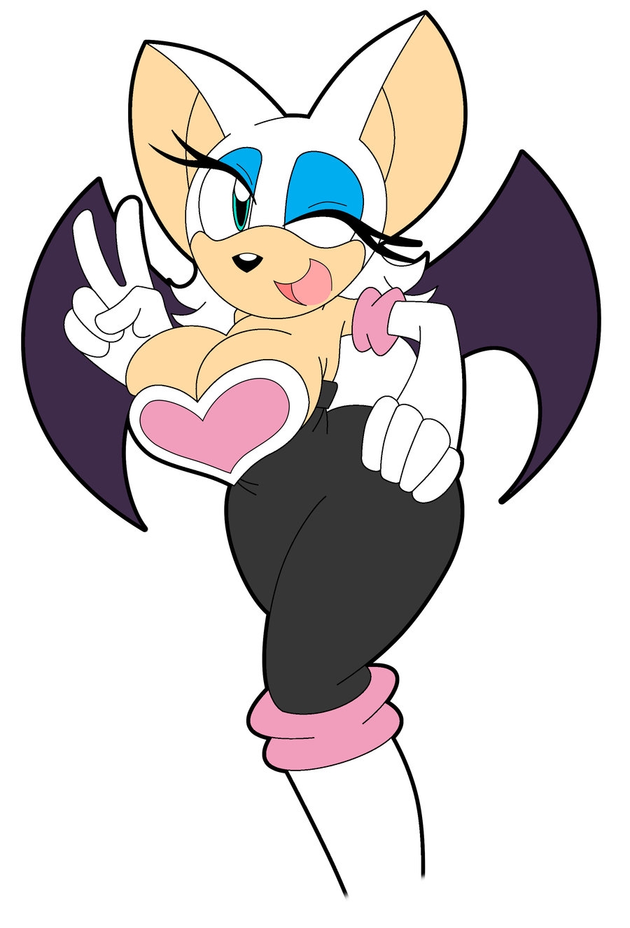 rouge the sexy bat. 