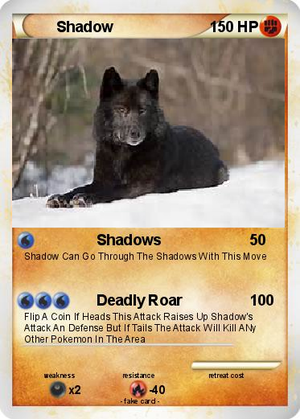  Shadow's Pokemon Card 2