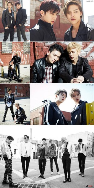  TEEN puncak, atas release comeback foto shot in New York for their upcoming mini album 'ÉXITO'