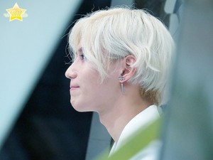  Taemin with White Hair at MNET Begin