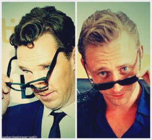  Tom Hiddleston and Benedict Cumberbatch