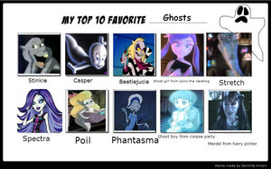  hàng đầu, đầu trang 10 yêu thích Ghost
