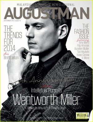 Wentworth Miller Covers 'August Man Malaysia' September 2014