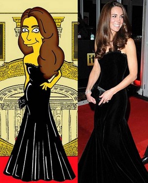  kate middleton in the simpsons