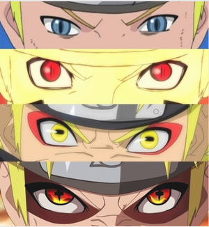  火影忍者 and its changing eyes