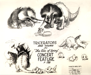  triceratops model sheet
