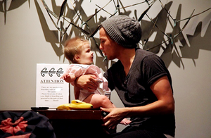  Aww!! Louis and Baby Lux