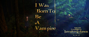  Bella "I was born to be a vampire"