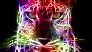  Cool Cheetah: pelangi, rainbow Edition