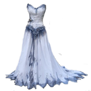 Corpse Bride Dress Transparent
