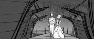 겨울왕국 Storyboard Anna and Hans