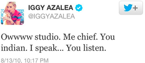  Iggy azalea, अज़ेला Racists Tweets