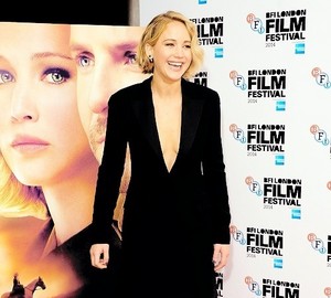  Jennifer Lawrence at the Premiere of “Serena"