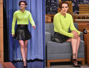  Kristen on Tonight Show(Tues,Oct.7,2014)