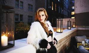 Lindsay Lohan photographed by Brian Ziff for the Spring 2014 issue of Kode Magazine.