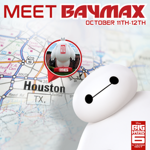  Meet Baymax this weekend at the Bayou City Arts Festival Downtown.