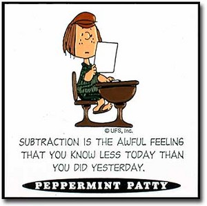  피너츠 인용구 - Peppermint Patty