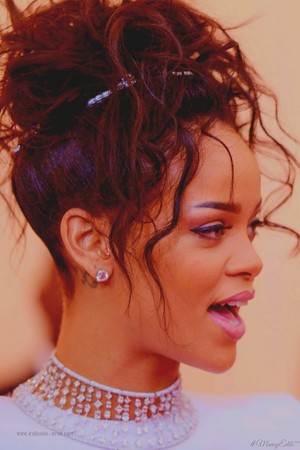  Rihanna at the 2014 MET Gala