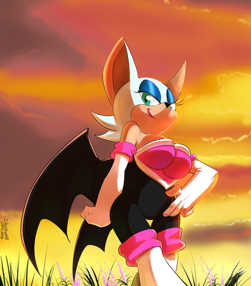 rouge the sexy bat. sexy. boobs. added by. 