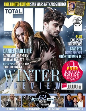 Total Magazine new issue Horns Starring Daniel Radcliffe (Fb.com/DanielJacobRadcliffeFanClub)