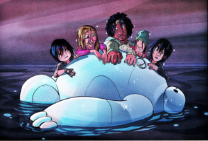  Walt Disney Book afbeeldingen - Go Go Tomago, Honey Lemon, Wasabi, Fred, Hiro Hamada & Baymax