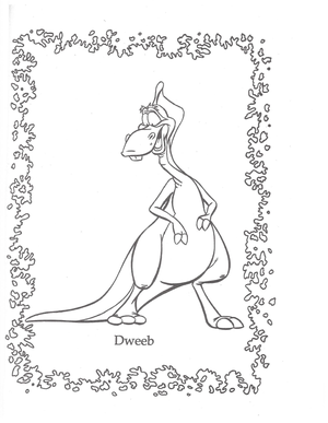 We're Back coloring page 4