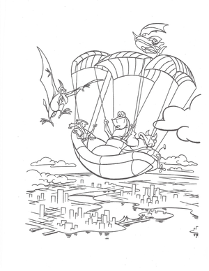 We're Back coloring page 6