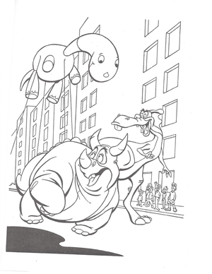  We're Back coloring page 7
