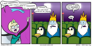  ice king and 퀸 comic