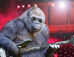 monkey guitar