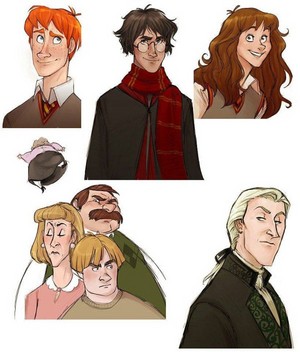  Harry Potter as disney Characters