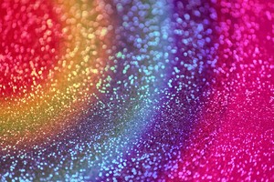  pelangi, rainbow glitter