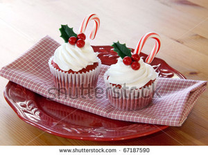  Рождество cupcakes*.*❤ ❥