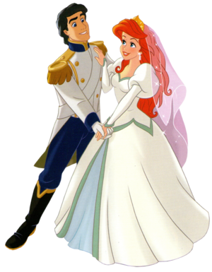  Walt Disney Clip Art - Prince Eric & Princess Ariel